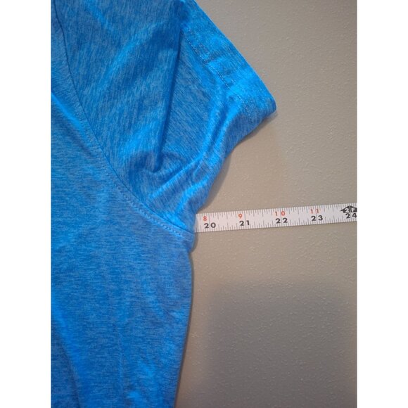 OObe Hydrovent PoloShort Sleeve Shirt Mens Medium Blue - Picture 8 of 9